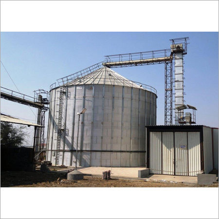 Hopper Bottom Steel Silo - Premium Metal Alloy Construction | Corrosion-Resistant, Durable Finish, Excellent for Grain Storage