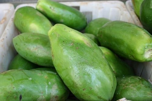 Green Papayas