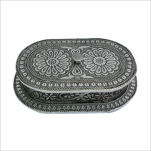 Silver Jewelry Box - Premium Silver Material, Compact Size , High Strength and Durability Features