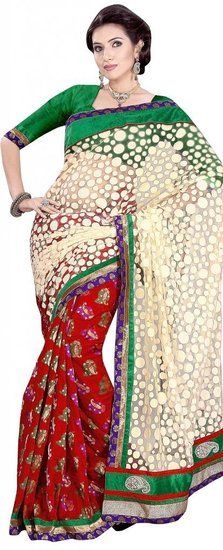 Net Brasso Goli Fancy Sarees