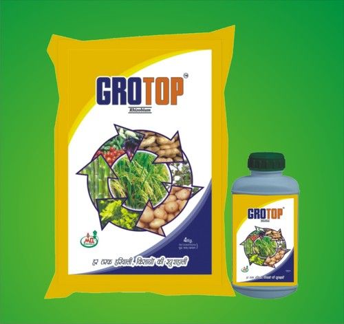 Grotop Rhizobium Biofertilizer - 10¹⁰ - 10⁹ cfu/gm, Nutrient Preserving, Long Residual Action