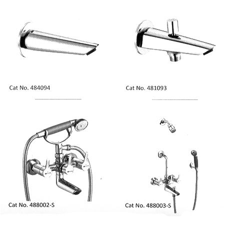 Bathroom Wall Mixer Telephonic