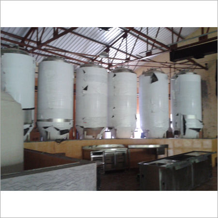 Dairy Tank - Stainless Steel, High Storage Capacity | Corrosion Resistant, Enhanced Durability, Fine Finish