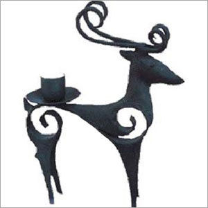 Iron Deer Candle Stands