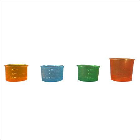 Colored Pharma Measuring Cups