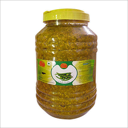 Green Chilli Pickle - 5kg, 1kg, 500gm, 200gm | Rich Aroma, Exotic Flavor, Mouth Watering Taste, Safe to Consume