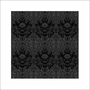 Black Velvet Flocked Fabric