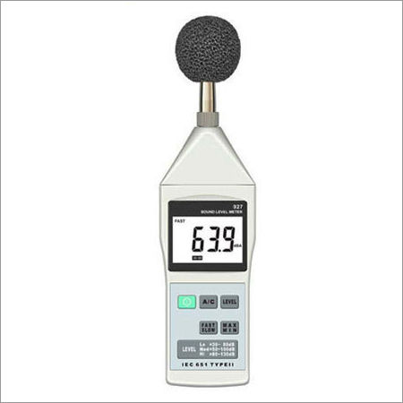 Sound Level Meter - 3 1/2 Digits Display, 0.1 dB Resolution | Fast, Slow Time Weighting, Max/Min Hold Function