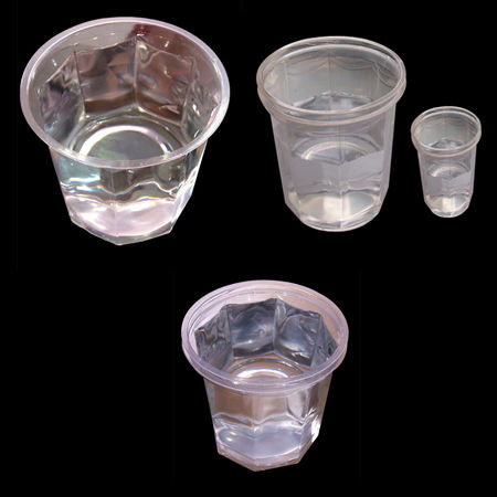 Transparent Water Containers