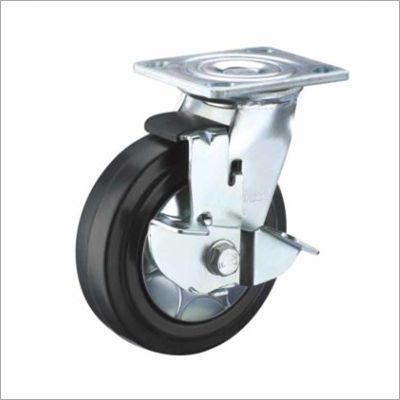 Heavy Duty Elastic Rubber Caster Wheel