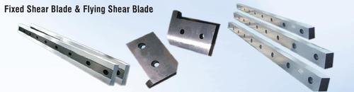 Fixed shear blade and flying shear blade