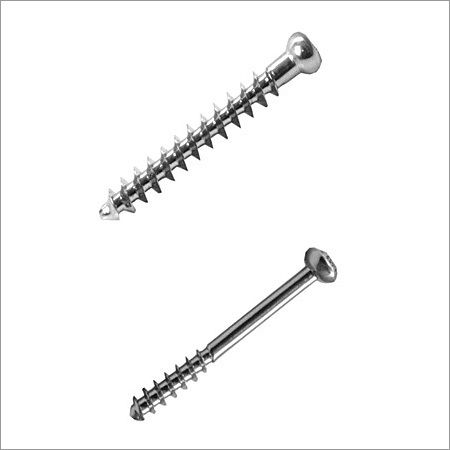 Cortical Screw - Stainless Steel, Optimized Blunt End Design for Enhanced Tissue Preservation and Maximum Stability