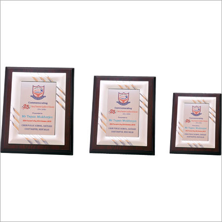 Wooden Certificate Plaque