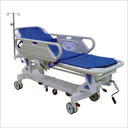 Hospital Bed - Steel, 78 x 36 x 24 Inches | 300 lbs Weight Capacity, 6 Swivel Wheels with Foot Brake, Height Adjustable