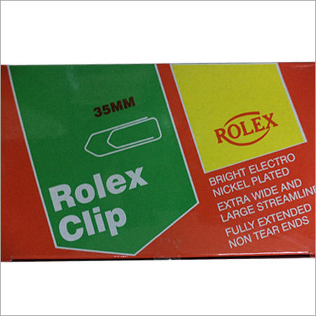 Rolex Clip - Nickel Plated Design , Durable and Corrosion-Resistant Paper Fastener with Premium Finish