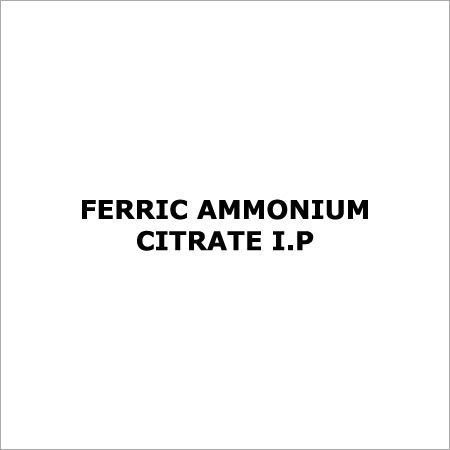 Ferric Ammonium Citrate IP