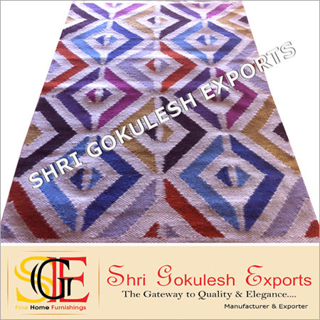 Jute Wool Kilim Carpets