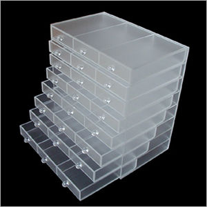 Beautify Clear Acrylic Jewelry Organizer ChestMakeup India