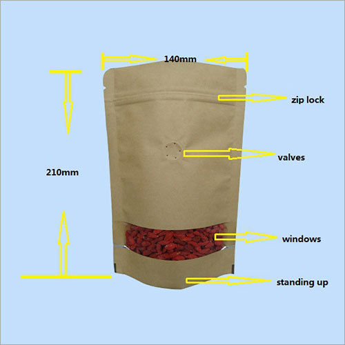 Kraft Valve Pouch Bag