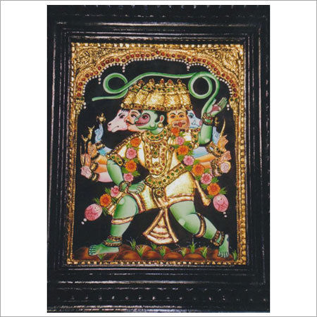 भगवान हनुमान तंजौर पेंटिंग्स