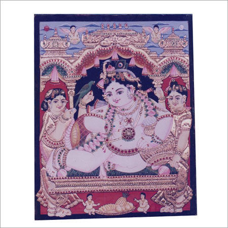Lord Krishna Tanjore Paintings