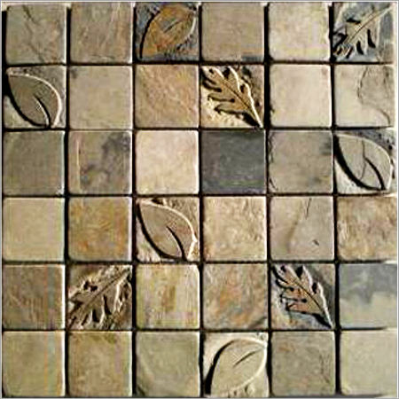 Groove Stone Mosaics Tile