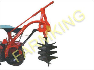 Available In Different Color Tractor Mounted Post Hole Digger