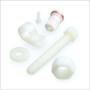 White Plastic Fasteners