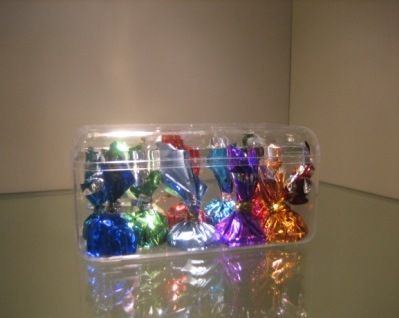 Plastic transparent Chocolate Box