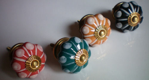 Ceramic Musk Melon Knob