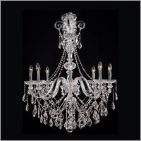 Antique Bronze Crystal Chandelier