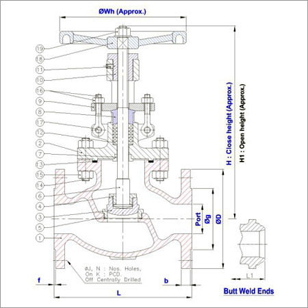 Cast Stainless Steel Globe Valve