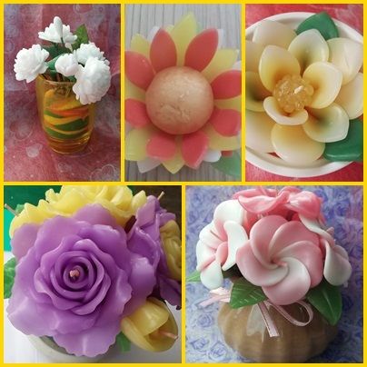 flower candles