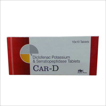 Diclofenac Potassium Serratiopeptidase Tablets