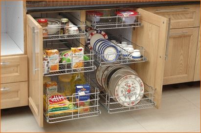 Modular Kitchen Pull Out Baskets 117 