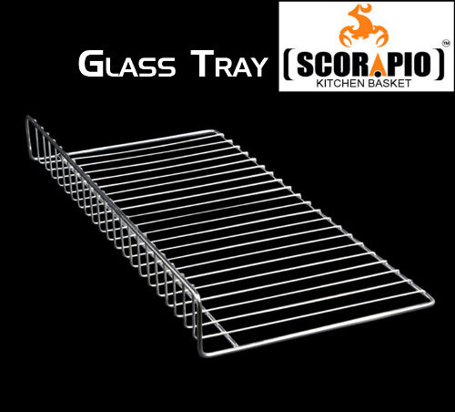 SS Glass Tray