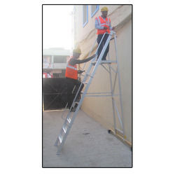 Folding Mobile Platform Ladder