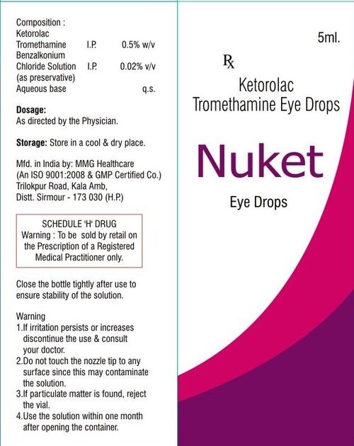 Tromethamine Eye Drops