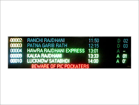 As Per Requirement Electronic Scrolling Display Board