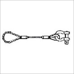 D Shackle Wire Rope Slings