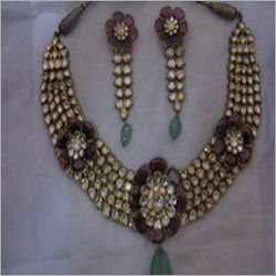 Diamond Jadau Polki Set