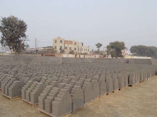 Hollow flyash bricks