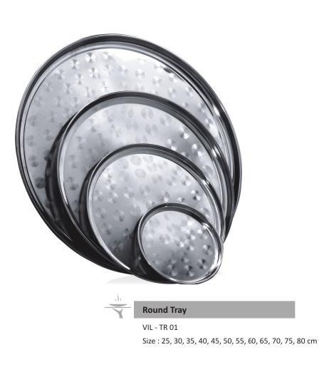 Stainless Steel Round Tray