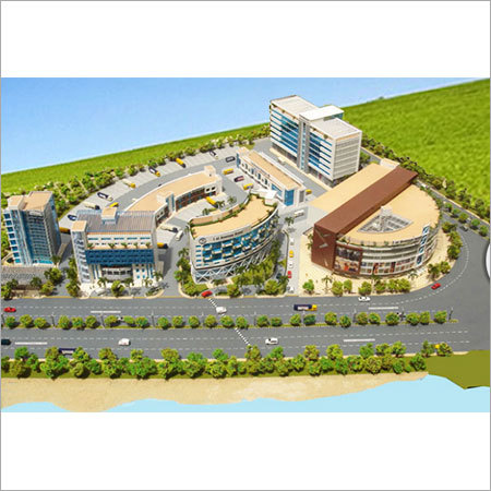 Commercial Complex Model By FINE ART SCALE MODELS PVT. LTD.