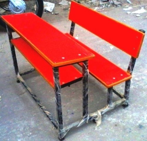 Colourful School Benches