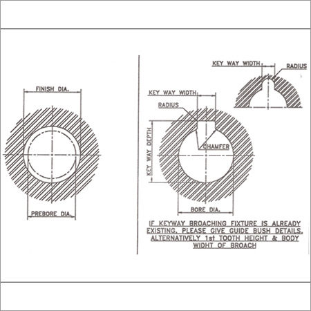 Round Keyway Broach