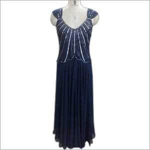 Ladies Hand Beaded Gown