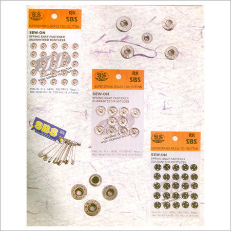 Two Part Rivet Buttons - Quality Metal Alloys, Available in Various Diameters and Sizes