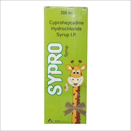 Cyproheptadine Hydrochloride Syrup IP