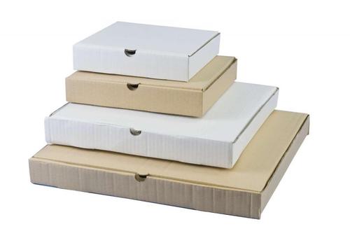 White Corrugated Pizza Box